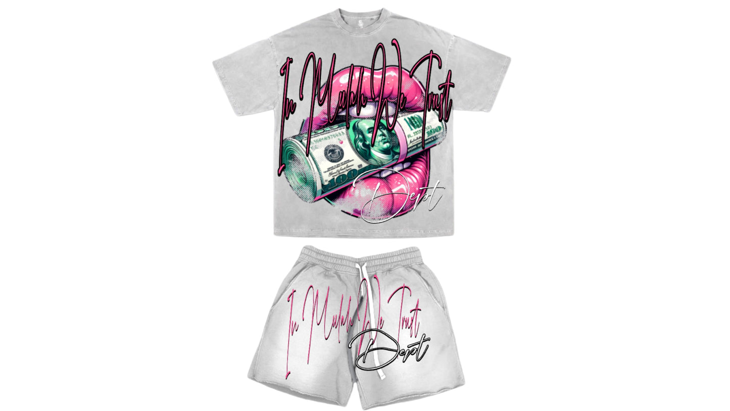 Mouth Full of Money “Set” shirt and shorts